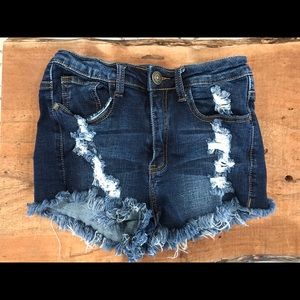 Jean cutoff shorts